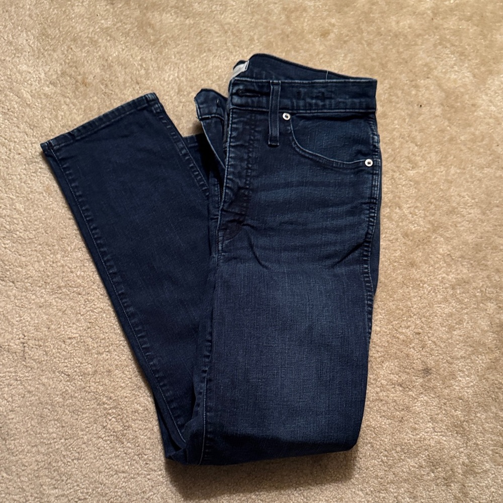 Madewell Straight Leg Jeans - Deep Indigo